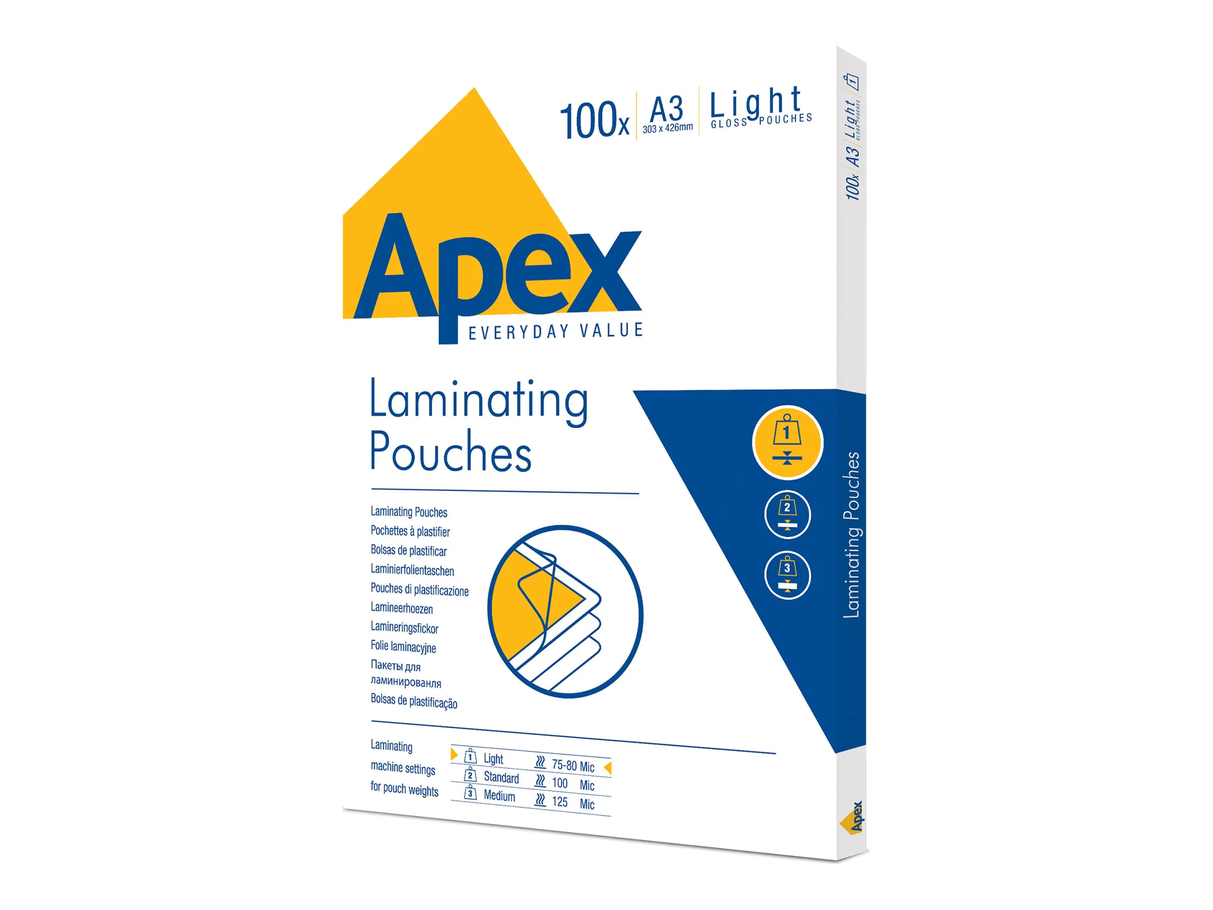 Fellowes Laminierfolie Apex 6001901 DIN A3 100St.