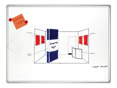 Franken GmbH FRANKEN PRO - Whiteboard - geeignet für Wandmontage SC8204