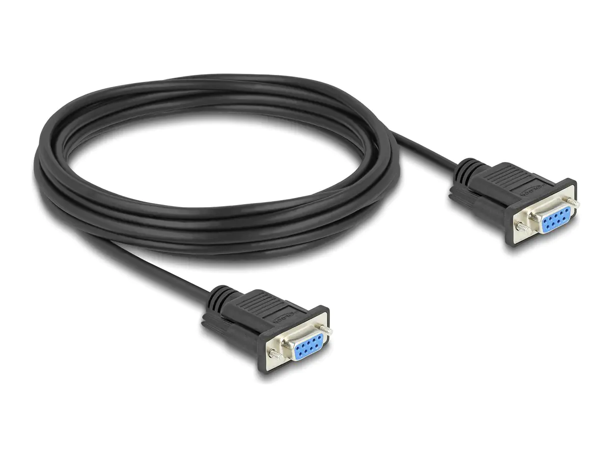 Delock Kabel seriell - DB-9 (W) zu DB-9 (W)
