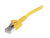 Dätwyler unilan - Patch-Kabel - RJ-45 (M) zu RJ-45 (M) - 10 m - Paare in Metallfolie (PiMf) - CAT 6a - halogenfrei, geformt - Blau