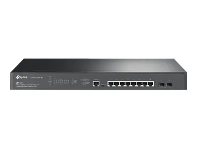 TP-Link JetStream TL-SG3210XHP-M2 V2 - Switch - managed - 8 x 10/100/1000/2.5G + 2 x 10 Gigabit SFP+ - an Rack montierbar - PoE+ (240 W)