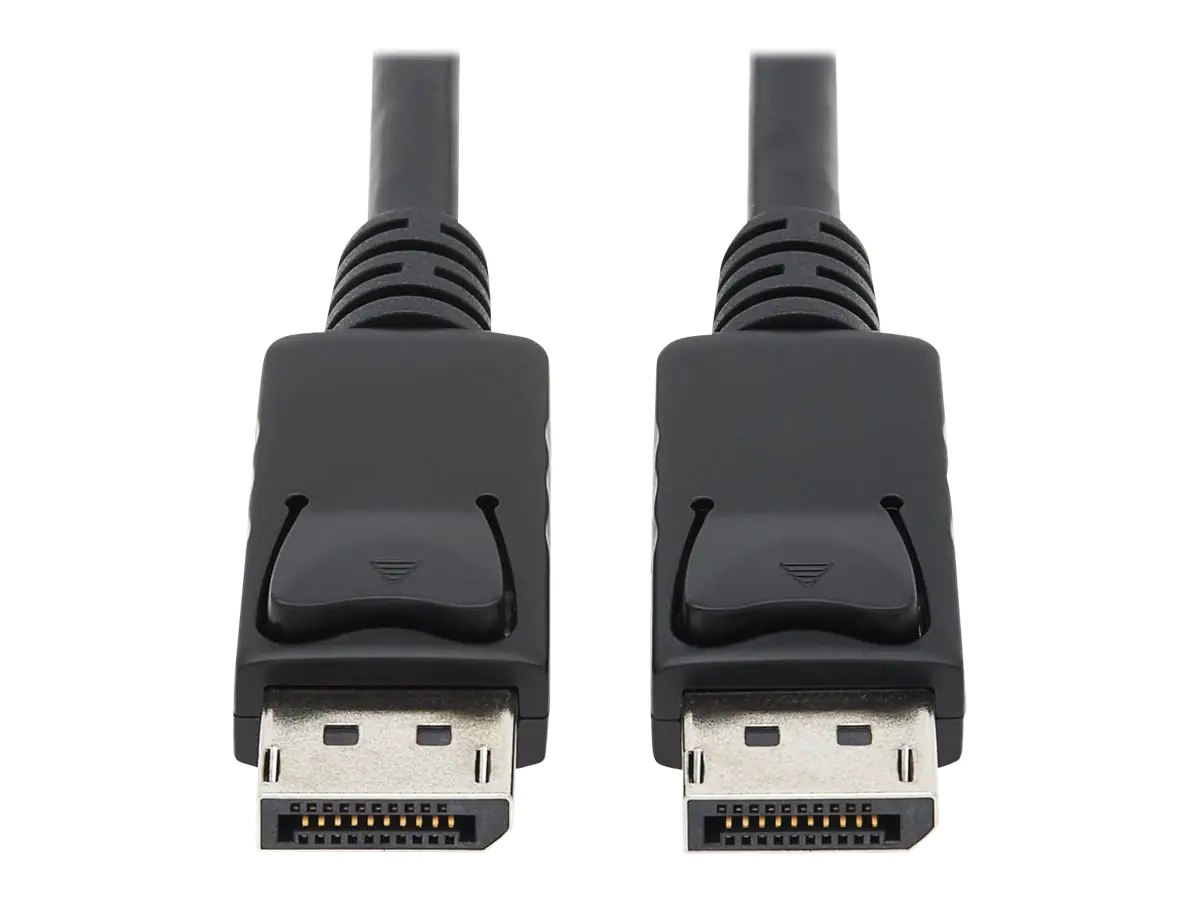 Eaton Tripp Lite Series DisplayPort Cable with Latching Connectors, 4K 60 Hz (M/M), Black, 10 ft. (3.05 m) - DisplayPort-Kabel - DisplayPort (M) zu DisplayPort (M) - 3 m - Schwarz