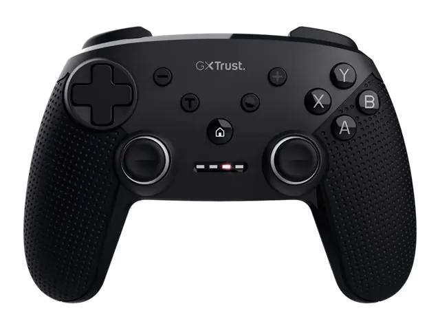 Trust GXT 542 Muta - Game Pad - 15 Tasten - kabellos - 2.4 GHz/Bluetooth - Schwarz - für PC, Nintendo Switch, Android, iOS