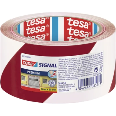 Tesa 58131-00000-01, Rot, Weiß, 66 m, 50 mm