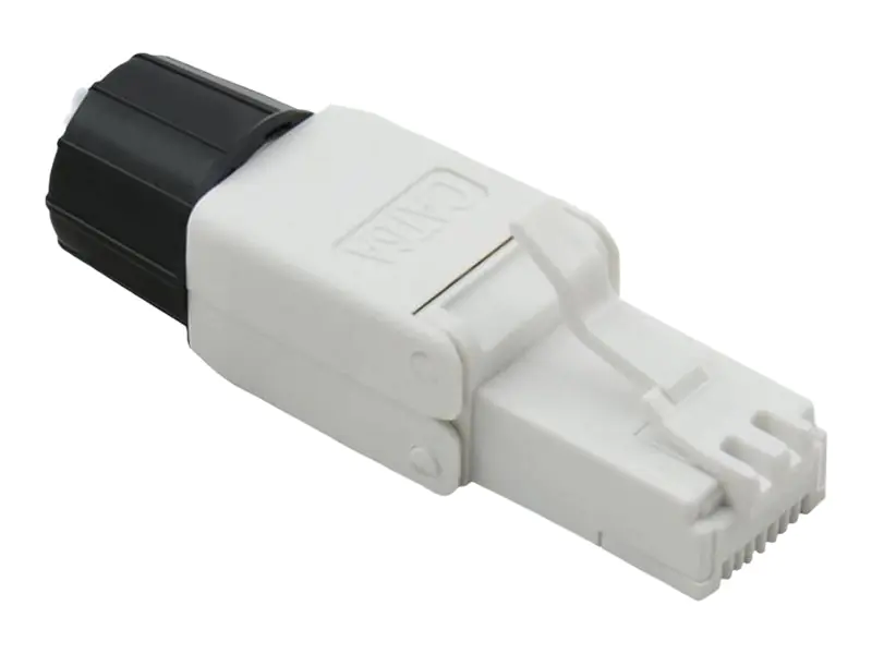 Roline - Netzwerkanschluss - RJ-45 (M) - UTP - CAT 6a - weiß