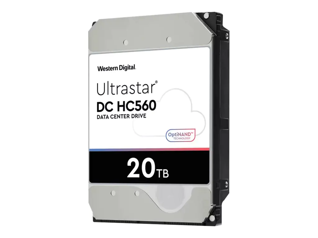 WD Ultrastar DC HC560 - Festplatte - 20 TB - intern - 3.5" (8.9 cm) - SATA 6Gb/s - 7200 rpm - Puffer: 512 MB