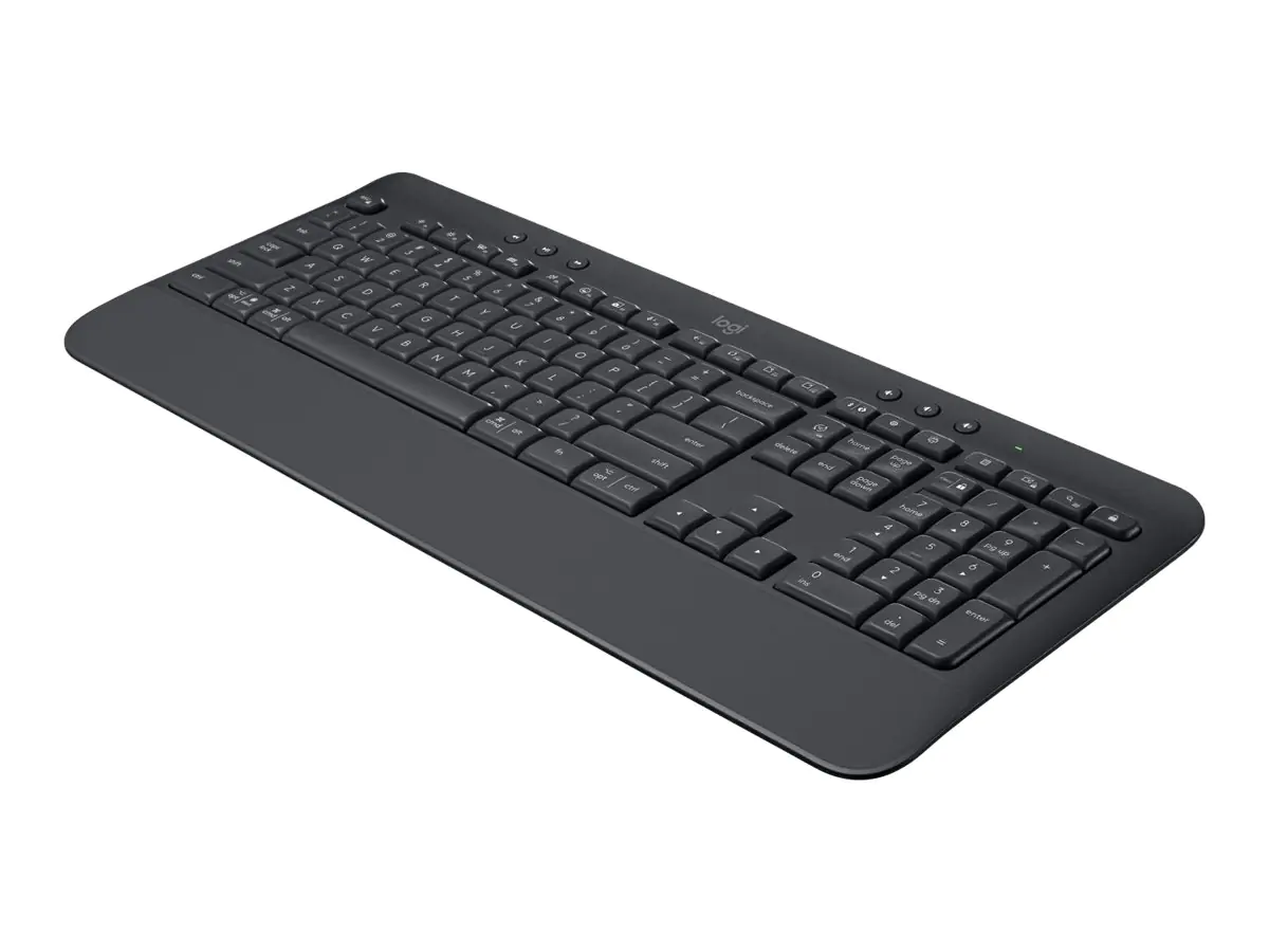 Logitech Signature K650 - Tastatur - kabellos - Bluetooth 5.1 - AZERTY - Niederländisch - Graphite