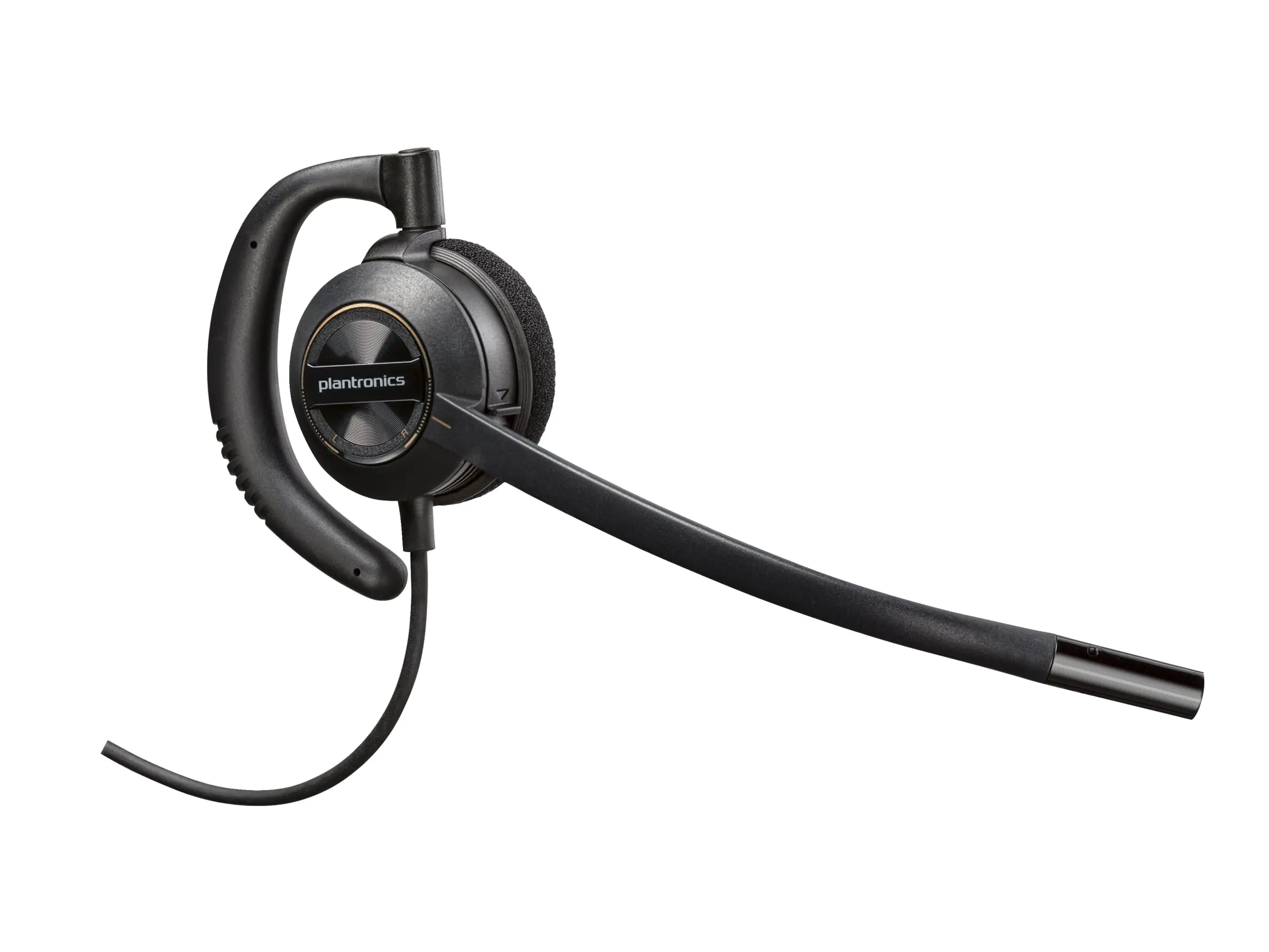 Poly EncorePro 540 - EncorePro 500 series - Headset - On-Ear - konvertierbar - kabelgebunden - Quick Disconnect - Schwarz - Zertifiziert für Skype für Unternehmen, UC-zertifiziert
