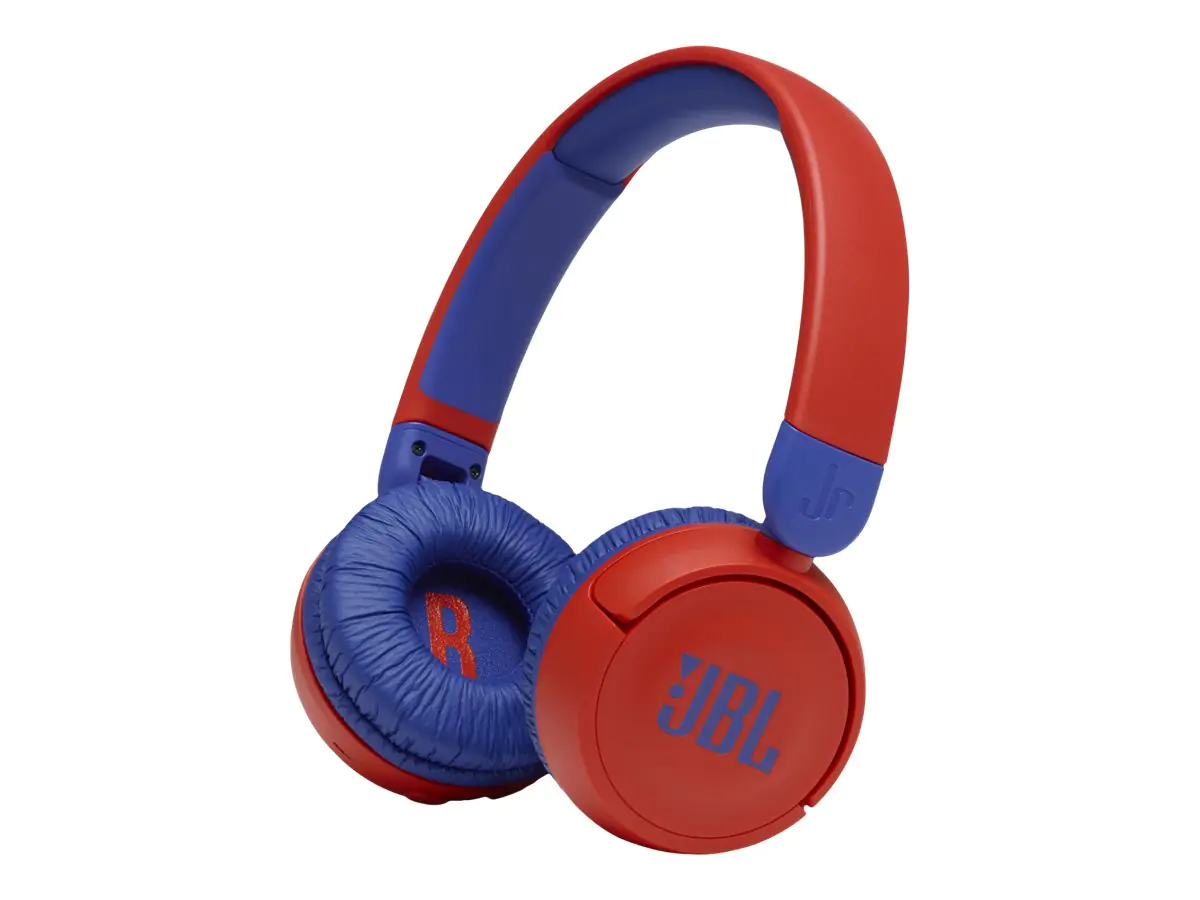 JBL Jr310BT - Kopfhörer mit Mikrofon - On-Ear - Bluetooth - kabellos - Rot