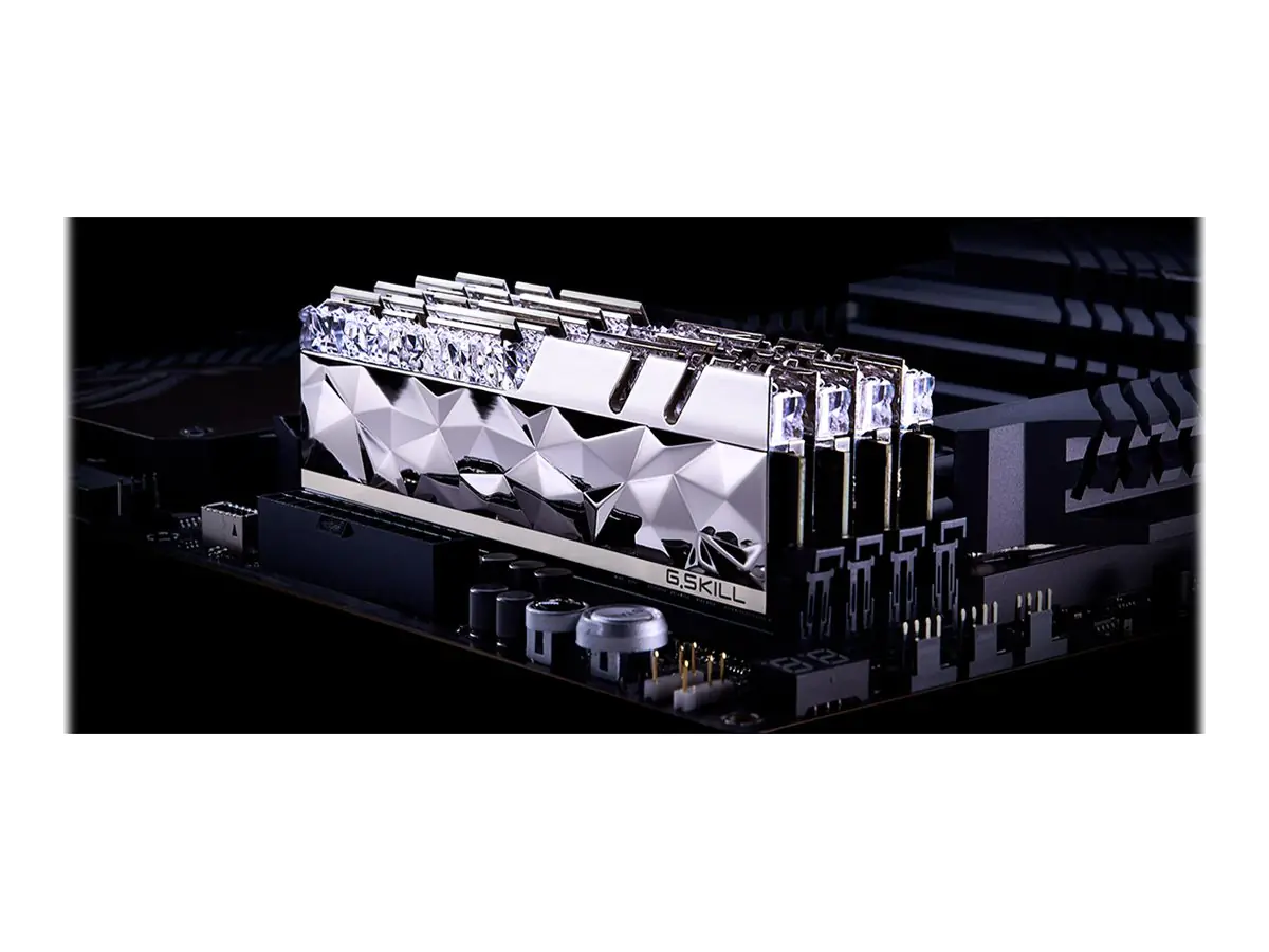 G.Skill Trident Z Royal Elite - DDR4 - Kit - 64 GB: 4 x 16 GB - DIMM 288-PIN - 3600 MHz / PC4-28800 - CL16 - 1.35 V - ungepuffert - non-ECC - Silber