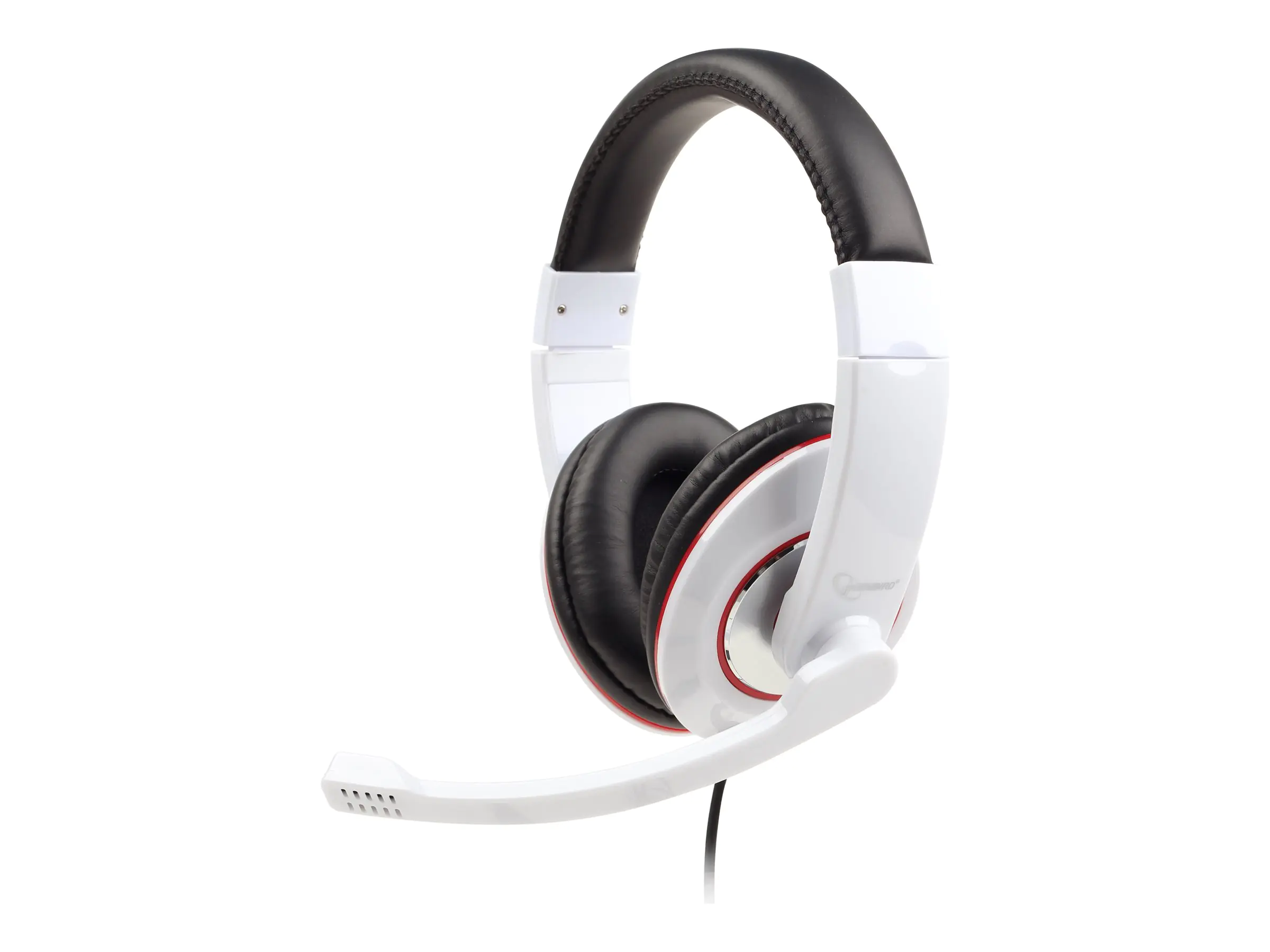 Gembird MHS-001-GW - Headset - ohrumschließend - kabelgebunden - Glossy White