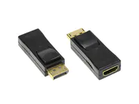 Good Connections Adapter Displayport Stecker an HDMI Buchse - 24K vergoldete Kontakte - schwarz