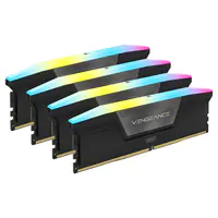 CORSAIR Vengeance RGB - DDR5 - Kit - 64 GB: 4 x 16 GB - DIMM 288-PIN - 6600 MHz / PC5-52800 - CL32 - 1.4 V - ungepuffert - Schwarz