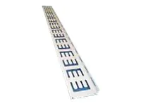 Vertiv Knürr - Rack-Kabelführungsleiste - Dunkelgrau 05.040.252.8