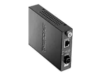 TRENDnet TFC 110S20D3I - Medienkonverter - 100Mb LAN - 10Base-T, 100Base-FX, 100Base-TX - SC Single-Modus / RJ-45 - bis zu 20 km - 1310 (TX) / 1550 (RX) nm
