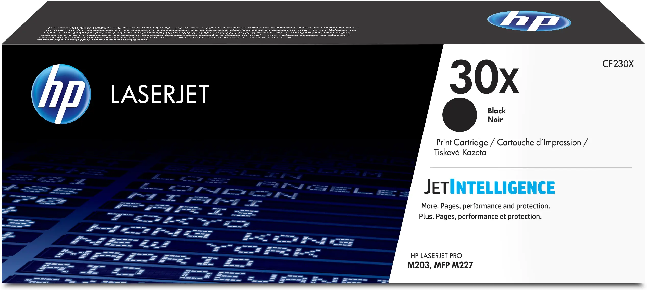 HP 30X - Schwarz - Original - LaserJet - Tonerpatrone (CF230X) - für LaserJet Pro M203d, M203dn, M203dw, MFP M227fdn, MFP M227fdw, MFP M227sdn