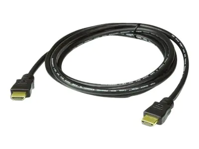 ATEN - HDMI mit Ethernetkabel - HDMI (M) bis HDMI (M) - 2 m - Schwarz