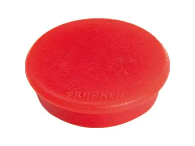Franken GmbH FRANKEN - Magnet - 1,3 cm Durchmesser - Rot (Packung mit 10) HM10 01