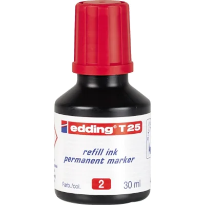 edding Nachfülltusche T 25 4-T25002 30ml geruchsarme Tusche rot