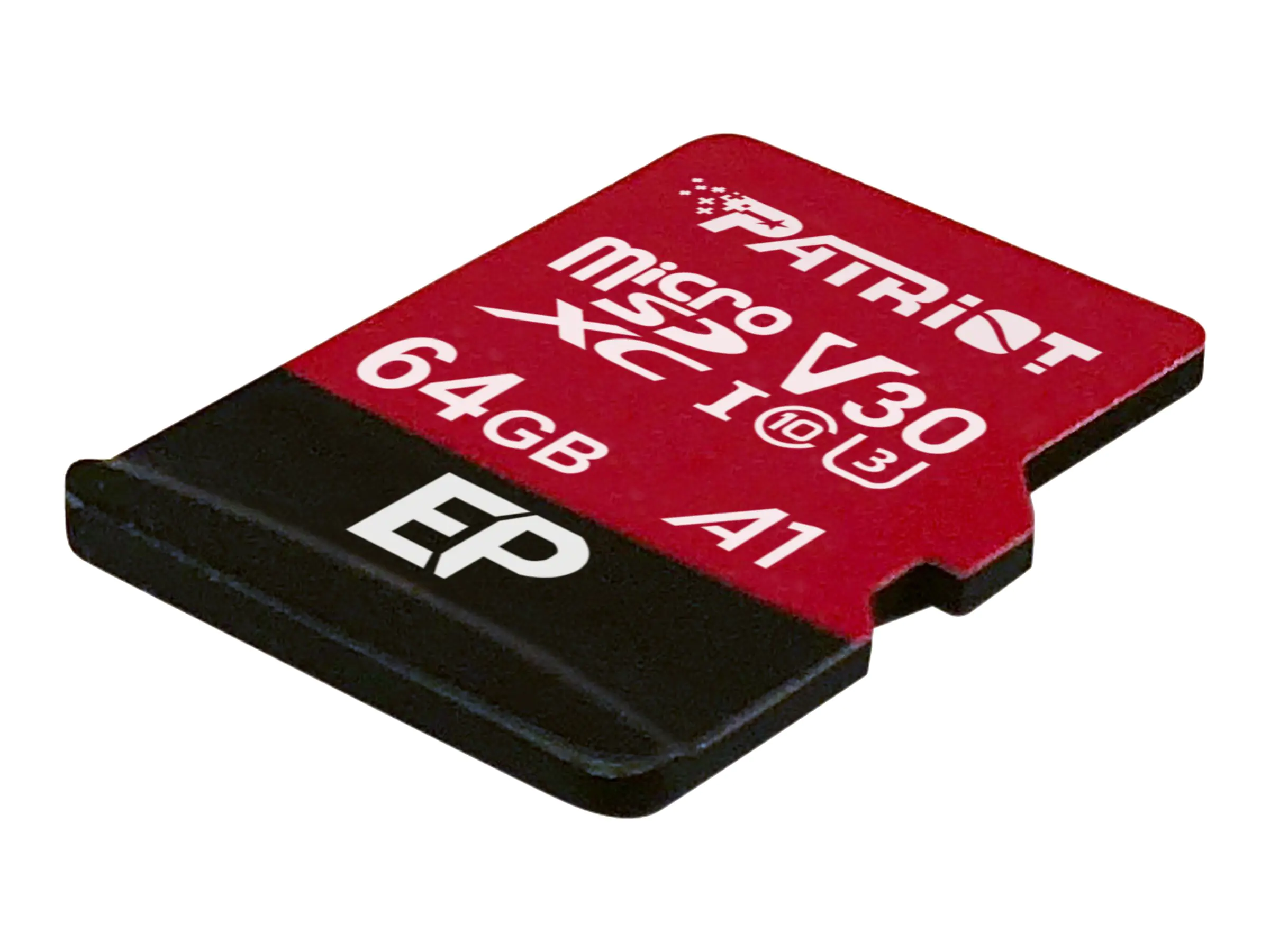 PATRIOT EP Series - Flash-Speicherkarte (microSDXC-an-SD-Adapter inbegriffen) PEF64GEP31MCX
