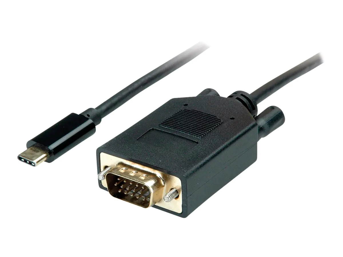 VALUE - Externer Videoadapter - USB-C 3.1 - VGA - Schwarz