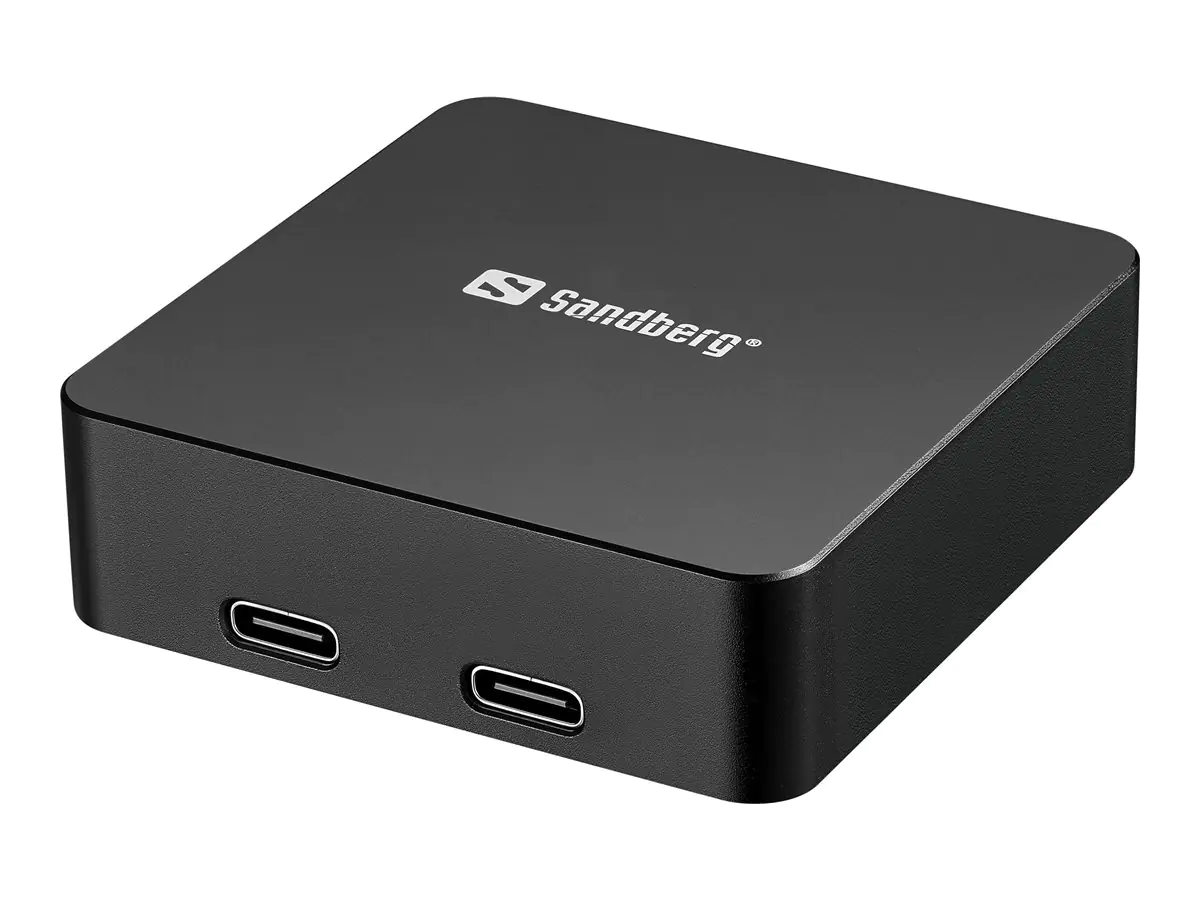SANDBERG 3in1 - Induktive Power Bank - 5000 mAh - 18.5 Wh - 20 Watt - 3 A - PD - 2 Ausgabeanschlusss