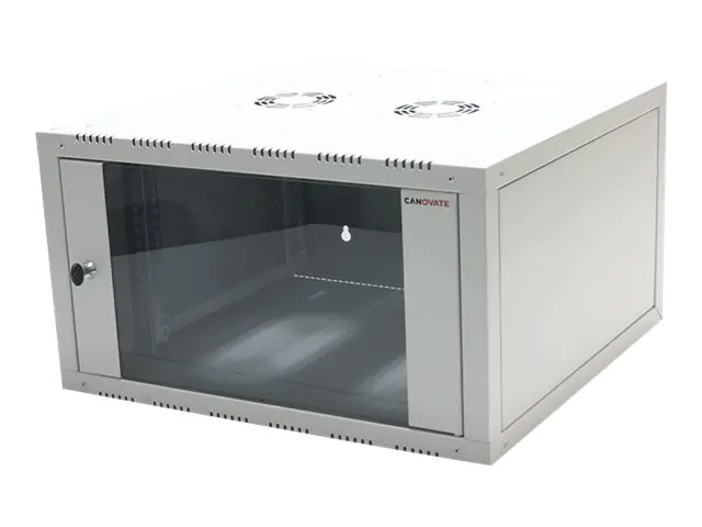 LogiLink Gehäuse - geeignet für Wandmontage - Hellgrau, RAL 7035 - 6U - 48.3 cm (19") W06E66G