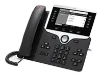 Cisco IP Phone 8811 - VoIP-Telefon - SIP, RTCP, RTP, SRTP, SDP - 5 Leitungen - holzkohlefarben