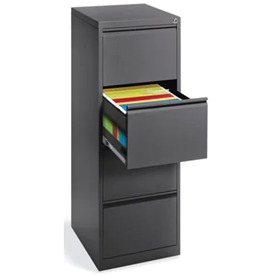 Hängeregistraturschrank BASE LINE 460 x 1.320 x 620 mm (B x H x T) Stahl, pulverbeschichtet anthrazit