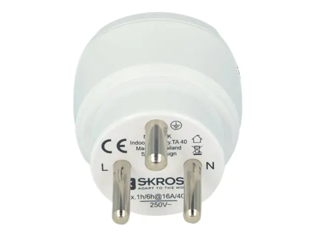 SKROSS Country Adapter Europe to Denmark - Adapter für Power Connector - Typ K (S) 1.500232-E