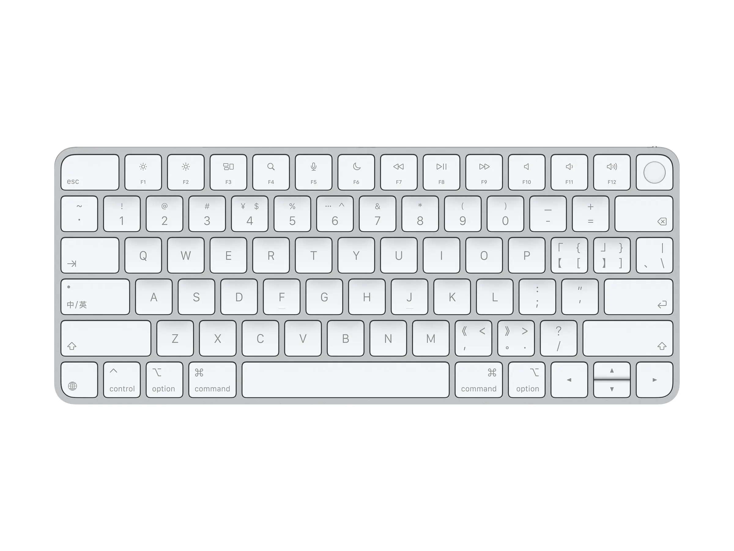 Apple Magic Keyboard with Touch ID - Tastatur - USB-C - kabellos - Bluetooth - QWERTY -