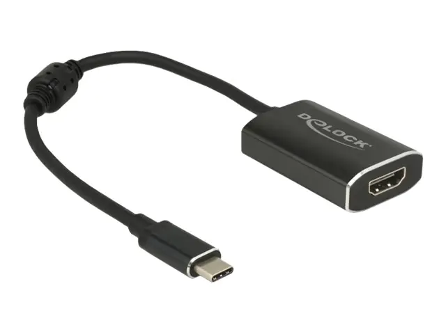 DeLOCK - Externer Videoadapter - VL100 - USB-C - HDMI - Dunkelgrau - retail