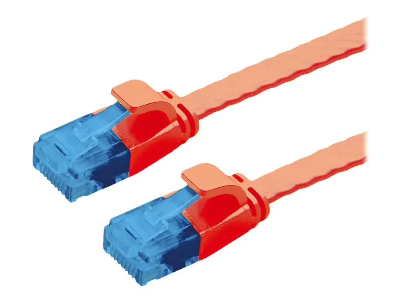 VALUE - Patch-Kabel - RJ-45 (M) zu RJ-45 (M) - 3 m - UTP - CAT 6a - verseilt - Rot