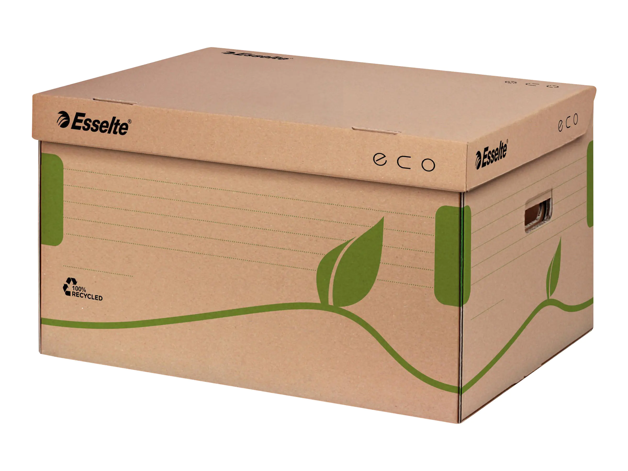 Esselte Leitz Eco - Aufbewahrungsbox - braun (Packung 623918