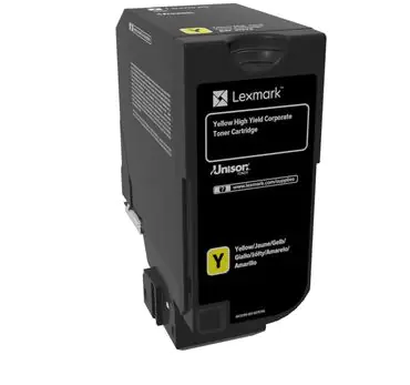 Lexmark - Hohe Ergiebigkeit - Gelb - Original - Tonerpatrone LCCP, LRP, Lexmark Corporate - für Lexmark CX725de, CX725dhe, CX725dthe