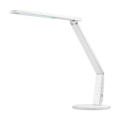 Hansa-Technik Tischleuchte Vario Plus je Lichtquelle: 11 kWh/1.000h Netzbetrieb weiß