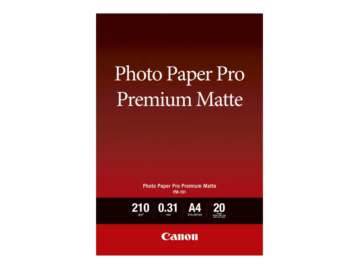 Canon Pro Premium PM-101 - Glatt matt - 310 Mikron - A4 (210 x 297 mm) 8657B005