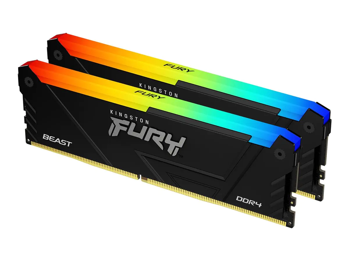 Kingston FURY Beast RGB - DDR4 - Kit - 32 GB: KF436C18BB2AK2/32