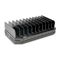 Tripp U280-010-ST-CEE 10-Port-USB-Ladestation mit einstellbarem Speicher - 12 V 8 A (96 W) USB-Ladeg