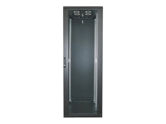 Intellinet Network Cabinet, Free Standing (Standard), 26U, Usable Depth 123 to 573mm/Width 503mm, Black, Assembled, Max 1500kg, Server Rack, IP20 rated, 19", Steel, Multi-Point Door Lock, One Lock Per Side Panel, Three Year Warranty - Schrank Netzwerkschr