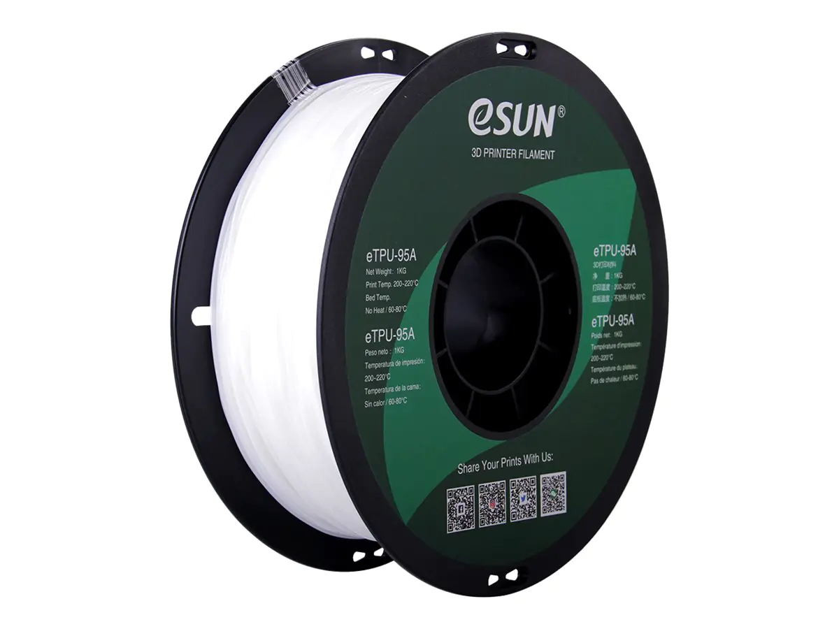 Esun Weiß - 1 kg - TPU-95A Filament (3D) ETPU-95A175W1