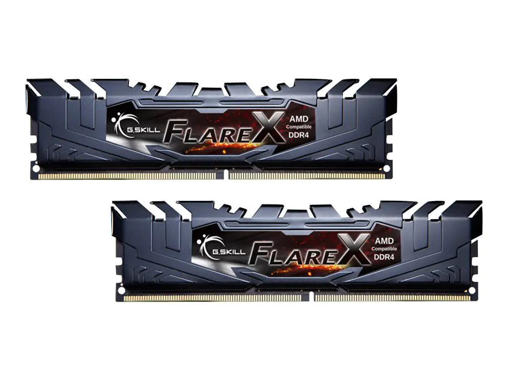 G.Skill Flare X series - DDR4 - kit - 32 GB: 2 x 16 GB - DIMM 288-PIN - 3200 MHz / PC4-25600 - CL16 - 1.35 V - ungepuffert - non-ECC