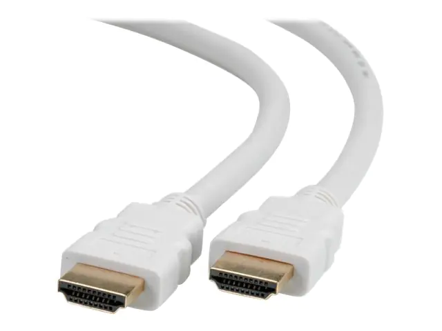 Roline HDMI High Speed Cable with Ethernet - HDMI mit Ethernetkabel - HDMI (M) bis HDMI (M) - 7.5 m - abgeschirmt - weiß
