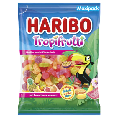 HARIBO Fruchtgummi Tropifrutti 1.000 g/Pack.