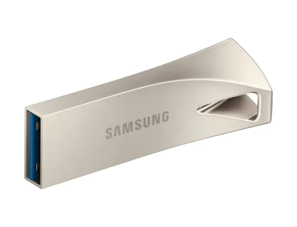 Samsung BAR Plus MUF-128BE3 - USB-Flash-Laufwerk - 128 GB - USB 3.1 Gen 1 - Champagne Silver