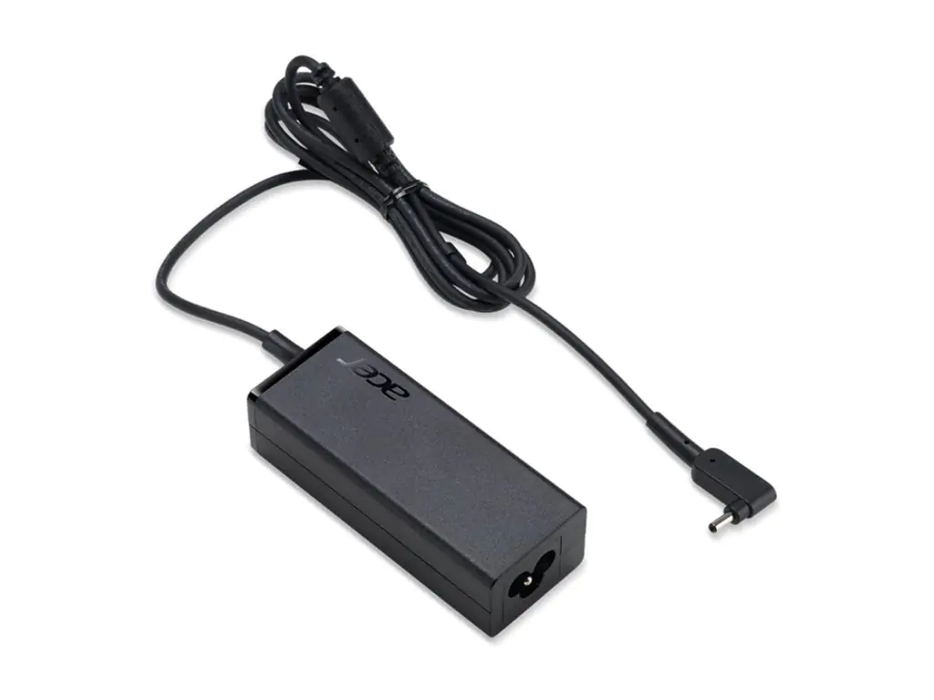 Acer - Netzteil - 45 Watt - Europäische Union - Schwarz - für Chromebook Spin 13; TravelMate P2410, P2510, P614, TMP614; TravelMate X3; X5