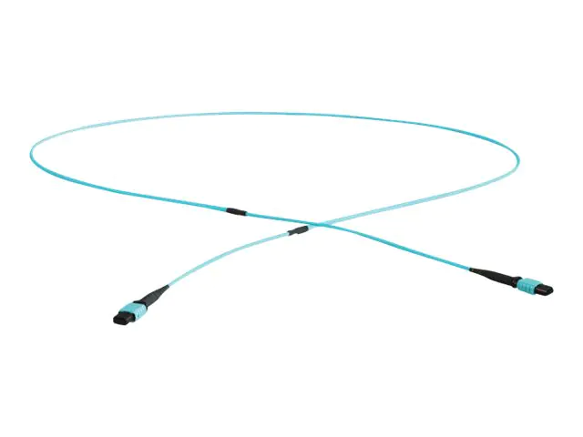 Tecline LWL SIMPLEX Patchkabel 50/125µm OM3-Faser St Stecker/St Stecker türkis 1.0 - 1 m