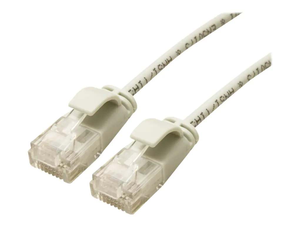 Roline - Patch-Kabel - RJ-45 (M) zu RJ-45 (M) - 3 m - UTP - CAT 6a - halogenfrei, geformt - Grau