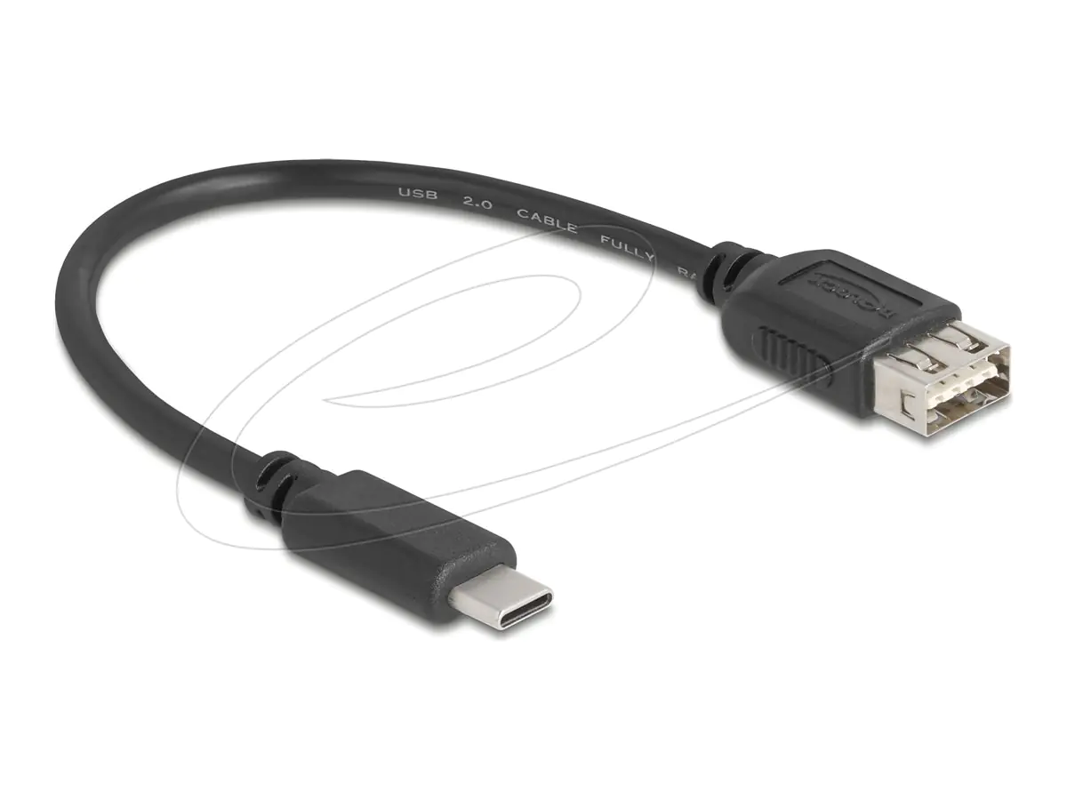 Delock USB 2.0 Kabel Type-C Stecker zu EASY Typ-A Buchse - Kabel - Digital/Daten