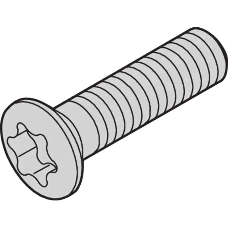 SCHROFF Linsenkopfschraube - LIKOSHR M2.5X10 PENTORX 100X (24560179)